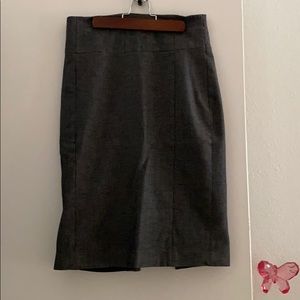 Express Grey Pencil Skirt Size 6